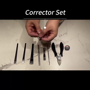 Ingrown Toenail Clipper Set with 3 Pcs Professional Knifes, Podiatrist Toe Nail Clippers Set Toenail Removal Kit, Ingrown Toenail Tool Foot Care Tools for Thick Nails, 9 Pcs/Set