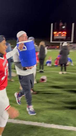 It was a chilly 37 degrees at the end of the game but this was all well worth it. They definitely caught me off guard. 🥶 | Chad Michael