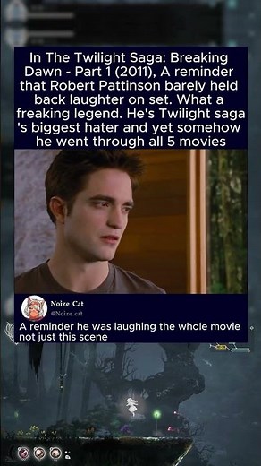 In The Twilight Saga: Breaking Dawn - Part 1 (2011), A reminder that Robert Pattinson
