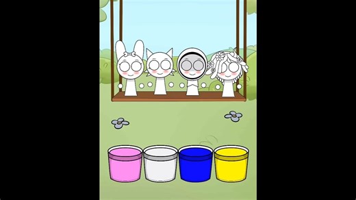 全新 SPRUNKI - 全新色彩匹配拼图挑战