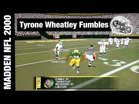 Madden NFL 2000: Tyrone Wheatley Fumbles