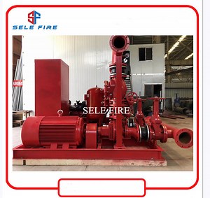 [Hot Item] Diesel Engine Electric Jockey Fire Pump Mounted Fire Fighting System with Common Base
