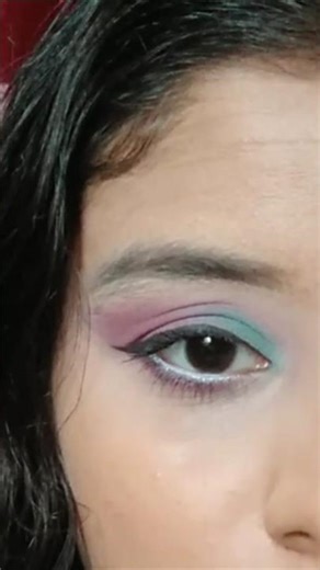 Purple Mint Eyemakeup Tutorial #makeup #eyemakeup #youtubeshorts #foryou