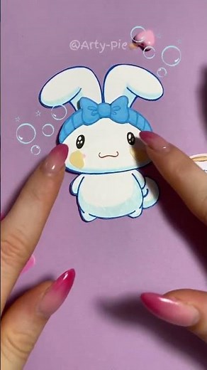 ✨신나는 시나모롤 변신!💖 종이 인형 만들기 #시나모롤 #일본 #블라인드백 #종이공예 #DIY