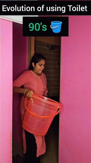 Evolution of Toilet Usage 😂 | 80s vs 90s vs 2K Kids | Funny Shorts #swathivibes