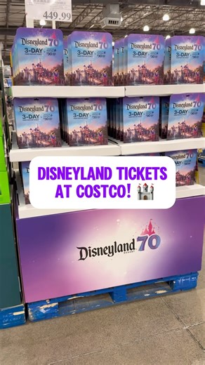 CostcoGuide | Angela Ackerman on Instagram: "Tag a friend who loves @disneyland 💕Disneyland Ticket bundle deal at Costco! -3-day park hopper ticket with a lightning lane multi pass and $30 dining card #costco #disneyland #disney #disneylife #family #familytime"