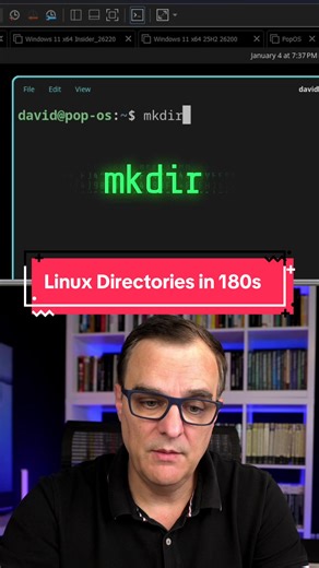 Linux Directories in 180s Stop deleting files the wrong way! 🛑 Learn how to use mkdir and rm safely in Linux. Watch out for the recursive delete trap! #linux #tech #shorts