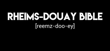 How to Pronounce "rheims-douay bible"