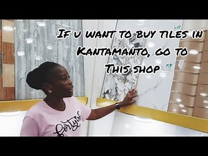 Finally showing you that one stop shop for all your Tile Shopping in Kantamanto Market, Accra-Gh 🇬🇭