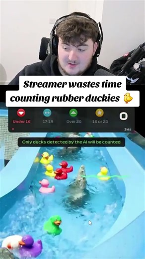 Streamer Counts Rubber Duckies on Kick