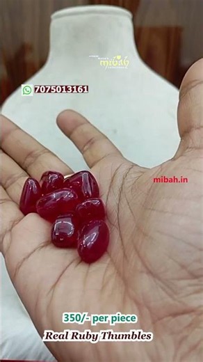 Real Ruby Thumbles