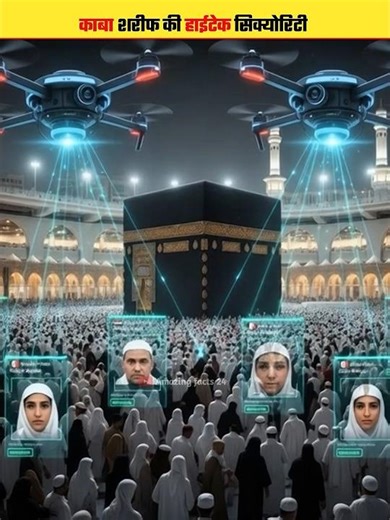 Smart security system of Kaaba Sharif #shorts #shortsvideo