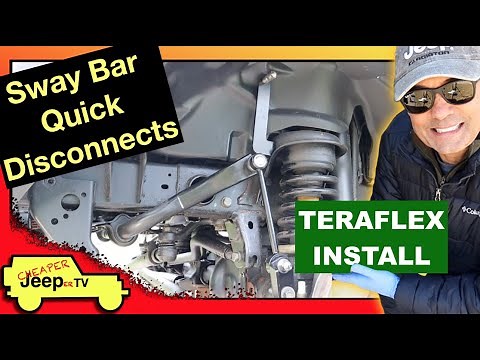 Installation of the TeraFlex 1764000 JL | JT: Front Sway Bar Quick Disconnect Kit (0-4.5” Lift)