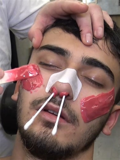 Relaxing ASMR Barber Experience with Skin Care and Massage