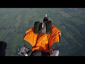 Jet Powered Wingsuit - Testflight #1