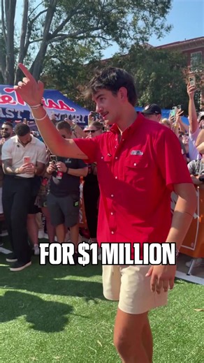 The crew couldn’t believe it 😭 💰 #collegegameday #cfb #olemiss #kick #espnsocial