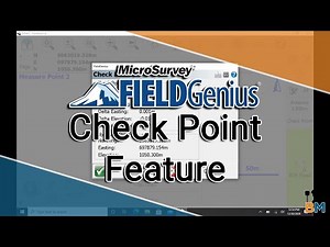 MicroSurvey FieldGenius How To: Check Point Feature | Bench Mark