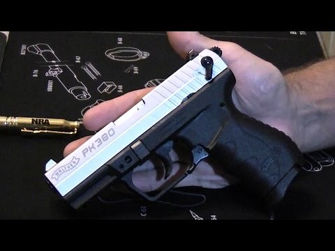 Walther PK380 - Easy to handle pistol.