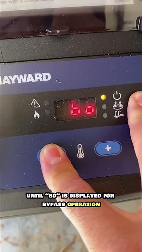 Hayward HDF400 Heater | Remote Control Operation🔥