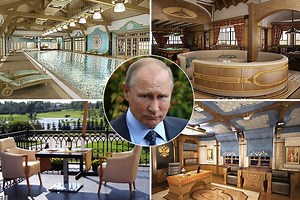 Vladimir Putin's new 'holiday home' features gold-plated swimming pool