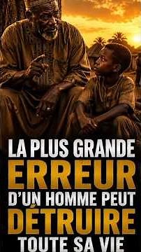 GRAND PÈRE : La Plus Grande Erreur d’un Homme Peut Détruire Sa Vie.