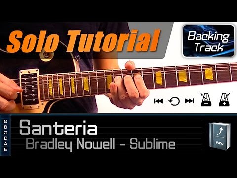 Santeria Solo (Sublime) / Guitar Lesson - How to play + TABS