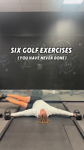 Here are six golf exercises you have never done and why you should start doing them. This post has a little of everything. Share it with your golf friends. #golfworkout #golffitness #golfcoach #golf | J Golf Fitness