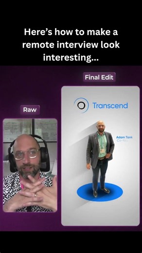 This editing style makes interviews actually engaging #editing #filmtok #creative