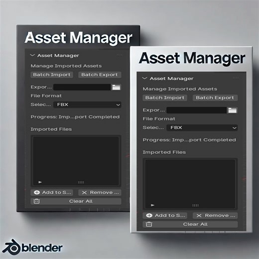 Asset Import and Export Manager