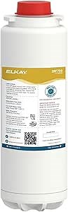 Elkay ERF750 WaterSentry Lead + Microplastics NSF/ANSI Certified Residential Filter (ezH2O Liv & Filtered Faucet)