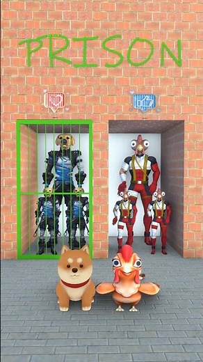 DOG VS CHICKEN. WHO WILL WIN AND BE SAVED?#dog #chicken #funny #shots