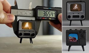World's smallest TV is the same size as a postage stamp
