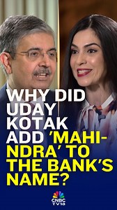 From meeting Anand Mahindra, a young Harvard-returned manager in the mid-80s to building what would become one of India’s most trusted financial institutions, Uday Kotak traces the origins of the name Kotak Mahindra Bank. Inspired by global legacy houses like JP Morgan and Goldman Sachs, he explains why putting a family name on the signboard was a conscious commitment to credibility and long-term trust. His early partnership with Anand Mahindra, one of the bank’s first VC-style investors, became