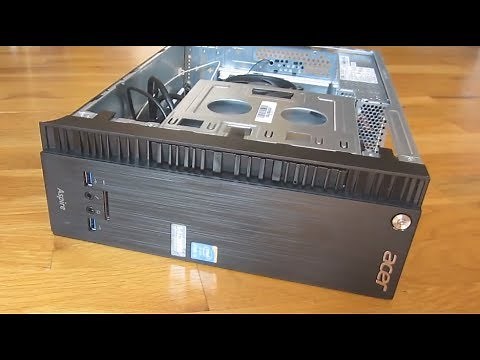 Acer Aspire Desktop | How to Remove Front Panel | AXC SFF