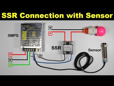 SSR Connection With Sensor | What Is Solid State Relay In Hindi | ‪@ElectricalTechnician‬