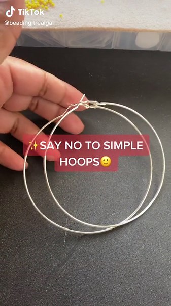 Beading It Real: Crafting Stunning Beaded Hoops