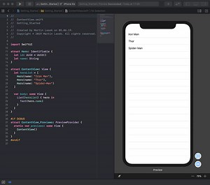 SwiftUI — Getting started!
