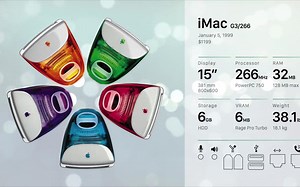 iMac电脑的进化史，你是从第几代开始关注iMac的呢？