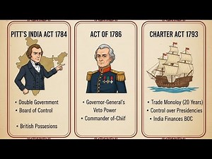 Company Rule: Pitt’s India Act 1784, Act of 1786 & Charter Act 1793 | UPSC Prep with Fun