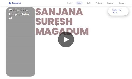#futureinterns #internship #fullstackdeveloper #webdevelopment #portfolio #javascript #html #css #github #opentowork | Sanjana Suresh Magadum
