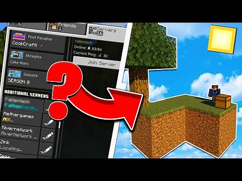 Best Skyblock Server On Minecraft Bedrock Edition!
