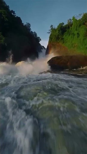 Murchison Falls National Park is best known, for the most powerful waterfall in the world! #safaris