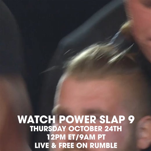 6.6K reactions · 27 shares | Power Slap 9 goes down LIVE from Space42 Arena in Abu Dhabi October 24th starting at 12pm ET / 9am PT - LIVE and FREE on Rumble. | Power Slap | Facebook