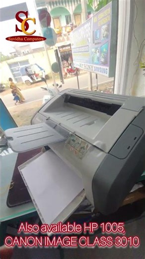 HP PRINTER 1020 PLUS, HP COLOR LASER PRINTER 1025CP, HP 1005 PRINTER AND CANON 3010 STOCK AVAILABLE.