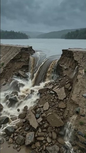 Dale Dyke Dam Failure | UK 1864 🇬🇧 | Internal Erosion & Seepage Dam Break Simulation | 4K