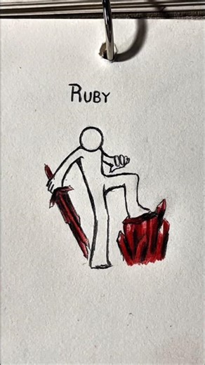 How to draw body with(ruby & magma) #howtodraw #stickman #art #draw #sketch #tutorial