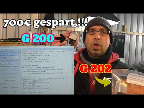 Saved €700 - ABS + ESP repair - Lateral acceleration - Yaw rate - Golf 4 1.6 16V