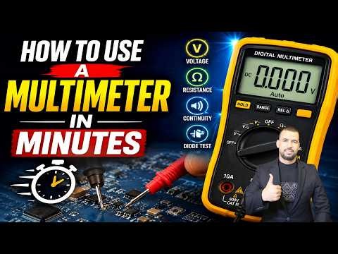 Learn How to Use a Multimeter in Minutes ⚡