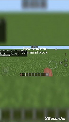 How to spawn command_block #shorts #minecraft