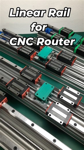 Linear Rail for CNC Router #cnc #cncrouter #cncmachine #LinearRails #cncprojects #3dprinting #maker